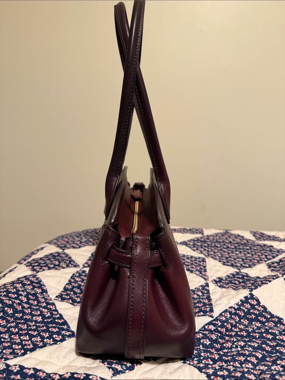 COACH Empire 34 in Merlot EUC - Picture 3 of 11